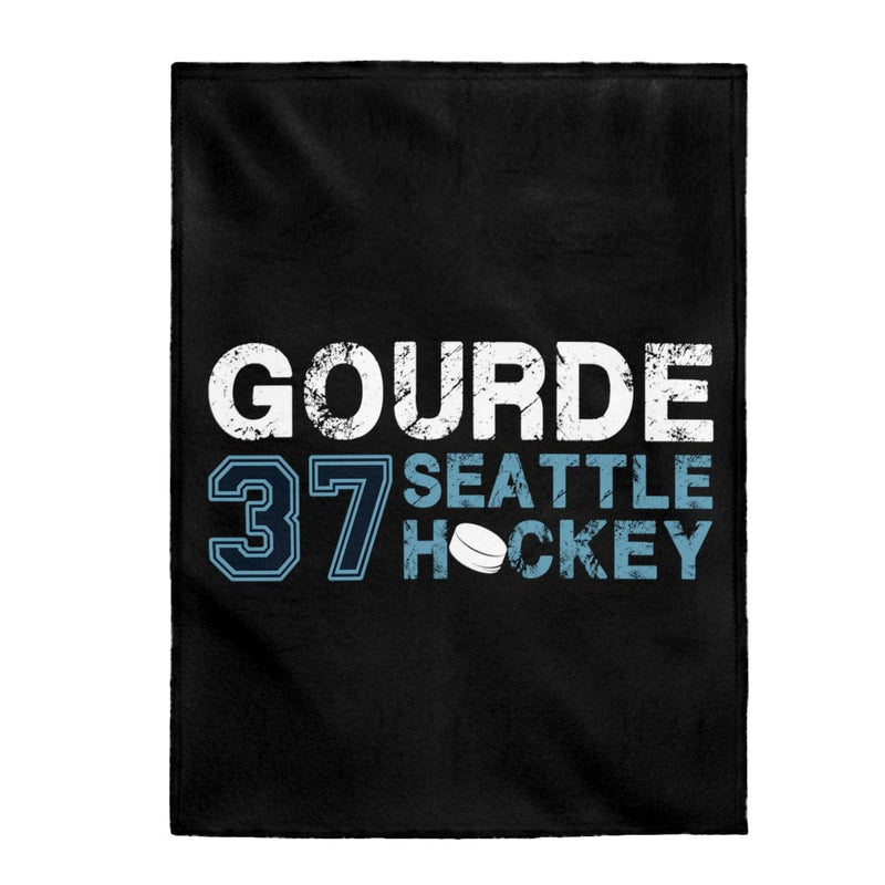 All Over Prints Gourde 37 Seattle Hockey Velveteen Plush Blanket