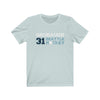 Printify T-Shirt Heather Ice Blue / S Grubauer 31 Seattle Hockey Unisex Jersey Tee