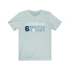 Printify T-Shirt Heather Ice Blue / S Larsson 6 Seattle Hockey Unisex Jersey Tee