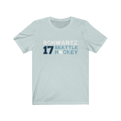 Printify T-Shirt Heather Ice Blue / S Schwartz 17 Seattle Hockey Unisex Jersey Tee