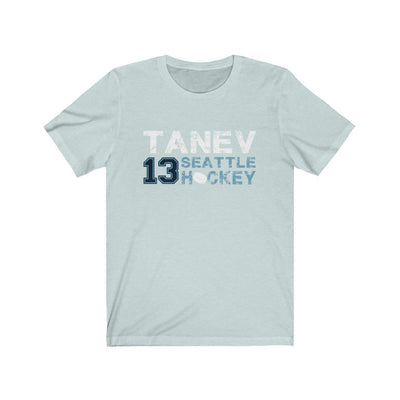 Printify T-Shirt Heather Ice Blue / S Tanev 13 Seattle Hockey Unisex Jersey Tee