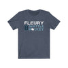 Printify T-Shirt Heather Navy / S Fleury 8 Seattle Hockey Unisex Jersey Tee
