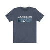 Printify T-Shirt Heather Navy / S Larsson 6 Seattle Hockey Unisex Jersey Tee