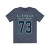 Printify T-Shirt Heather Navy / S Lind 73 Seattle Kraken Hockey Unisex Jersey Tee