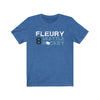 Printify T-Shirt Heather True Royal / S Fleury 8 Seattle Hockey Unisex Jersey Tee