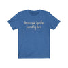 Printify T-Shirt Heather True Royal / S "Meet Me In The Penalty Box" Unisex Jersey Tee