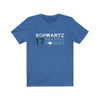 Printify T-Shirt Heather True Royal / S Schwartz 17 Seattle Hockey Unisex Jersey Tee