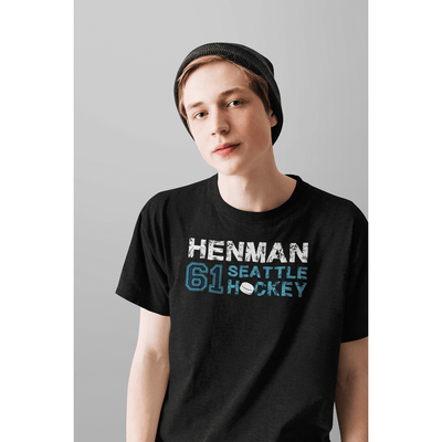 Printify T-Shirt Henman 61 Seattle Hockey Unisex Jersey Tee