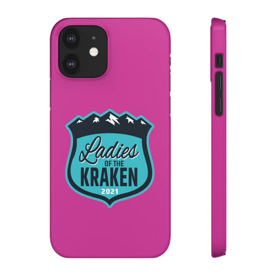 Phone Case Ladies Of The Kraken Snap Phone Cases In Hot Pink