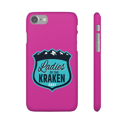 Phone Case Ladies Of The Kraken Snap Phone Cases In Hot Pink