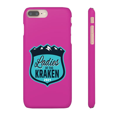 Phone Case Ladies Of The Kraken Snap Phone Cases In Hot Pink