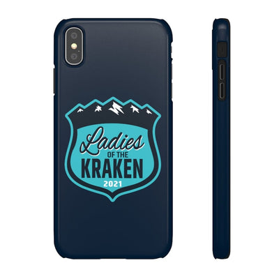 Phone Case Ladies Of The Kraken Snap Phone Cases In Deep Sea Blue