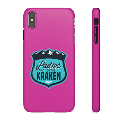 Phone Case Ladies Of The Kraken Snap Phone Cases In Hot Pink