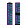 All Over Prints Ladies Of The Kraken Logo Fashion Socks In Purple