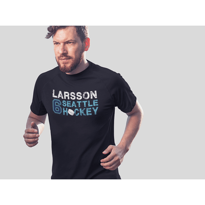 Printify T-Shirt Larsson 6 Seattle Hockey Unisex Jersey Tee