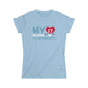 Printify T-Shirt Light Blue / M My Heart Belongs to Schwartz Women's Softstyle Tee