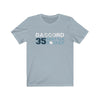 Printify T-Shirt Light Blue / S Daccord 35 Seattle Hockey Unisex Jersey Tee