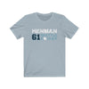 Printify T-Shirt Light Blue / S Henman 61 Seattle Hockey Unisex Jersey Tee