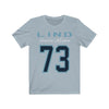 Printify T-Shirt Light Blue / S Lind 73 Seattle Kraken Hockey Unisex Jersey Tee
