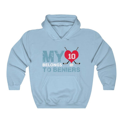 Hoodie My Heart Belongs To Beniers Seattle Kraken Hockey Unisex Hooded Sweatshirt