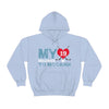 Hoodie My Heart Belongs To McCann Seattle Kraken Hockey Unisex Hooded Sweatshirt