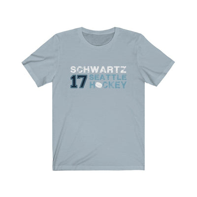 T-Shirt Light Blue / S Schwartz 17 Seattle Hockey Unisex Jersey Tee