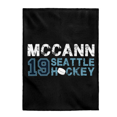 All Over Prints McCann 19 Seattle Hockey Velveteen Plush Blanket
