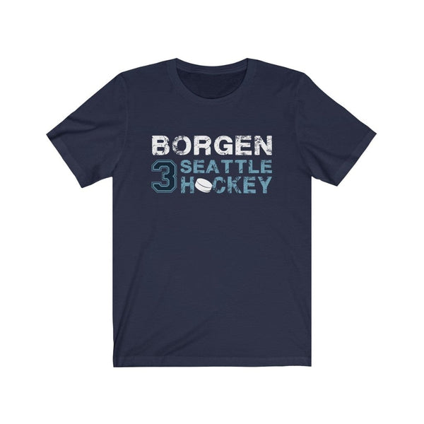 Borgen 3 Seattle Hockey Unisex Jersey Tee