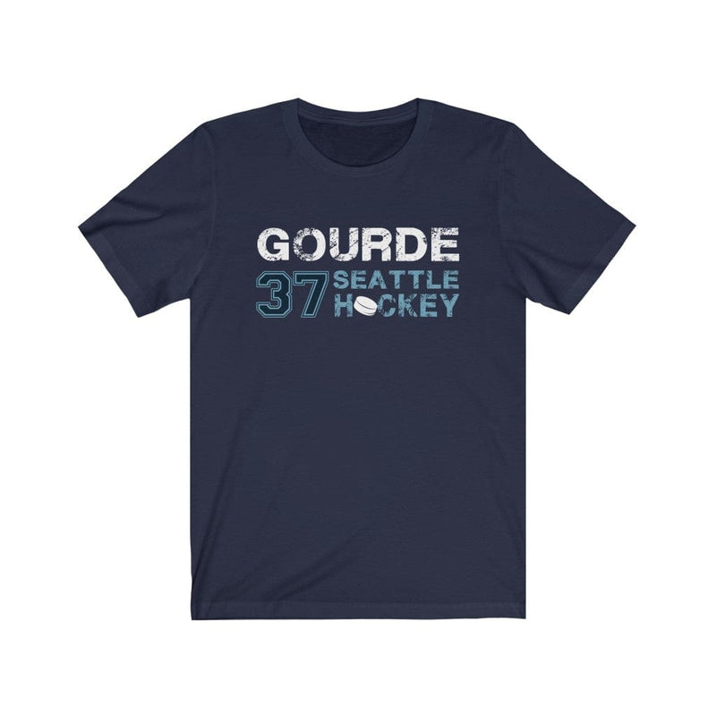 Printify T-Shirt Gourde 37 Seattle Hockey Unisex Jersey Tee