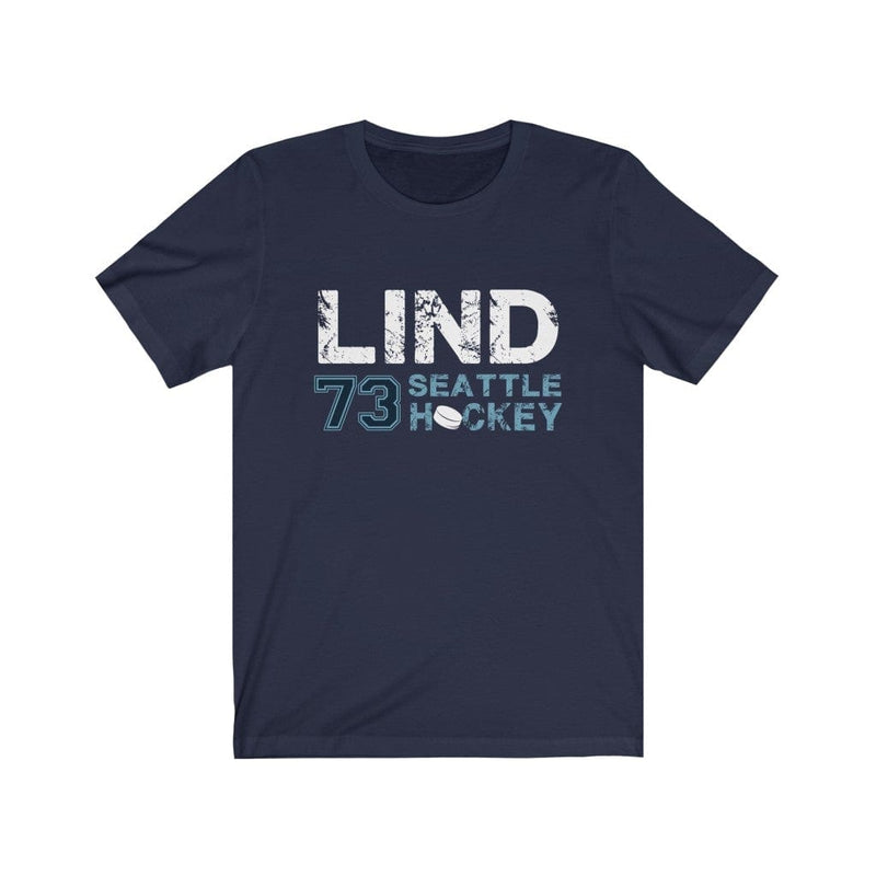 Printify T-Shirt Lind 73 Seattle Hockey Unisex Jersey Tee