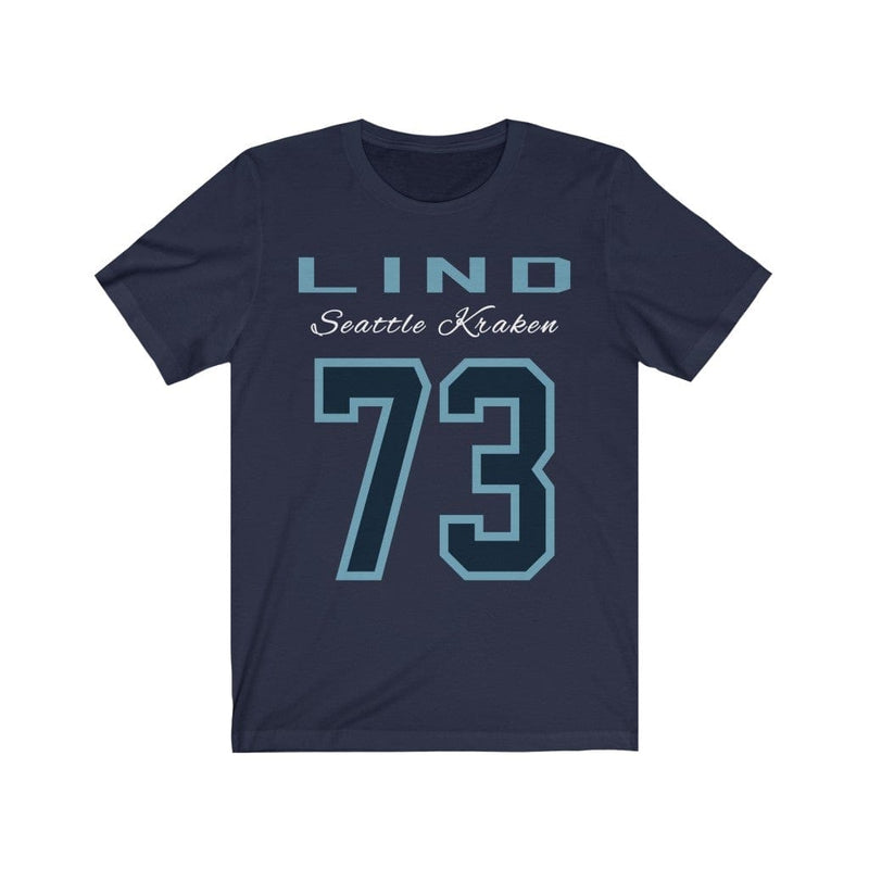 Printify T-Shirt Lind 73 Seattle Kraken Hockey Unisex Jersey Tee