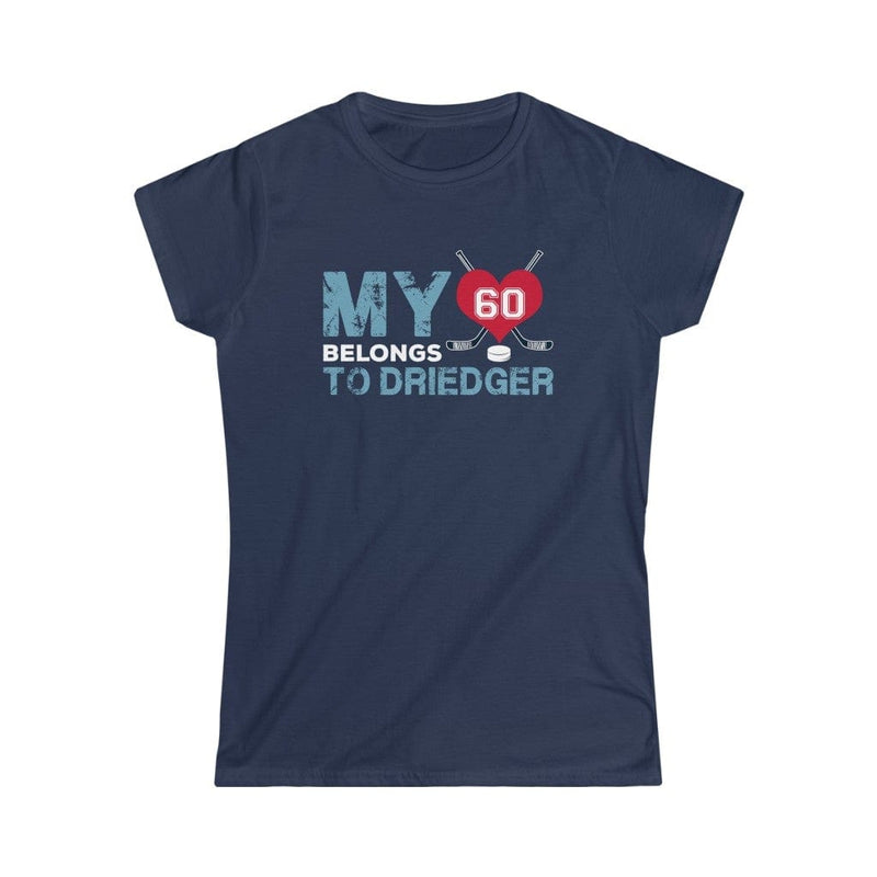 Printify T-Shirt My Heart Belongs to Driedger Women's Softstyle Tee