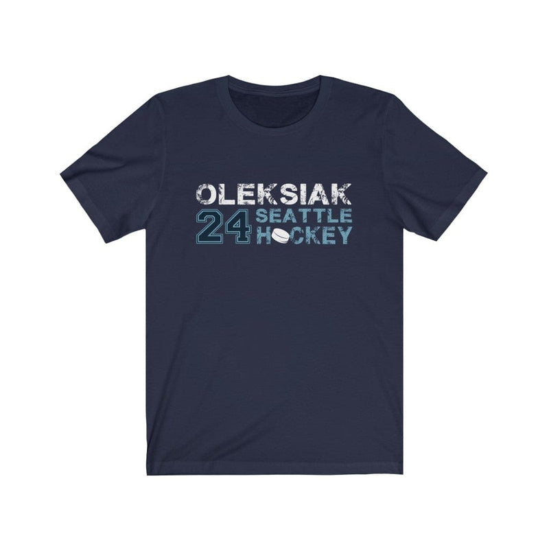 Printify T-Shirt Oleksiak 24 Seattle Hockey Unisex Jersey Tee