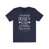Printify T-Shirt Navy / S "A Day Without Hockey" Unisex Jersey Tee