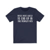 Printify T-Shirt Navy / S "Voted And End Up In The Penalty Box" Unisex Jersey Tee