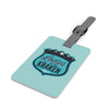 Accessories Ladies Of The Kraken Leather Luggage Tag In Ice Blue