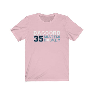 Printify T-Shirt Pink / S Daccord 35 Seattle Hockey Unisex Jersey Tee