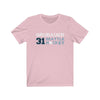 Printify T-Shirt Pink / S Grubauer 31 Seattle Hockey Unisex Jersey Tee