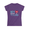 Printify T-Shirt Purple / S My Heart Belongs to Lind Women's Softstyle Tee