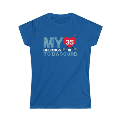 T-Shirt My Heart Belongs To Daccord Women's Softstyle Tee