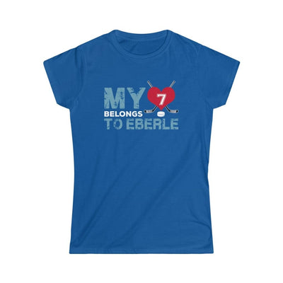 Printify T-Shirt Royal / S My Heart Belongs to Eberle Women's Softstyle Tee