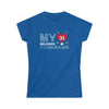Printify T-Shirt Royal / S My Heart Belongs to Grubauer Women's Softstyle Tee