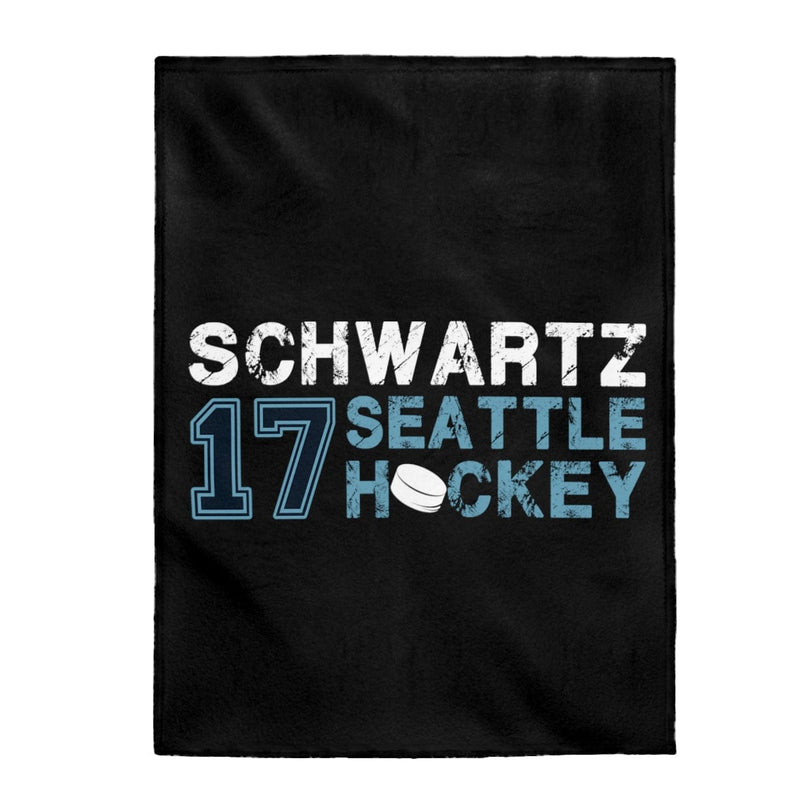 All Over Prints Schwartz 17 Seattle Hockey Velveteen Plush Blanket