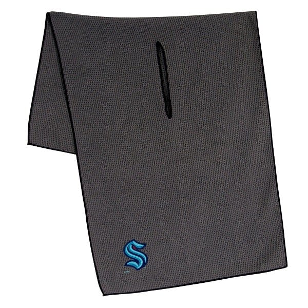 Shop The Kraken Seattle Kraken Grey Microfiber Golf Towel, 19x41 Inch