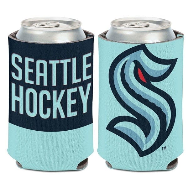 Seattle Kraken Hockey Slogan Can Cooler, 12 oz. - Shop The Kraken