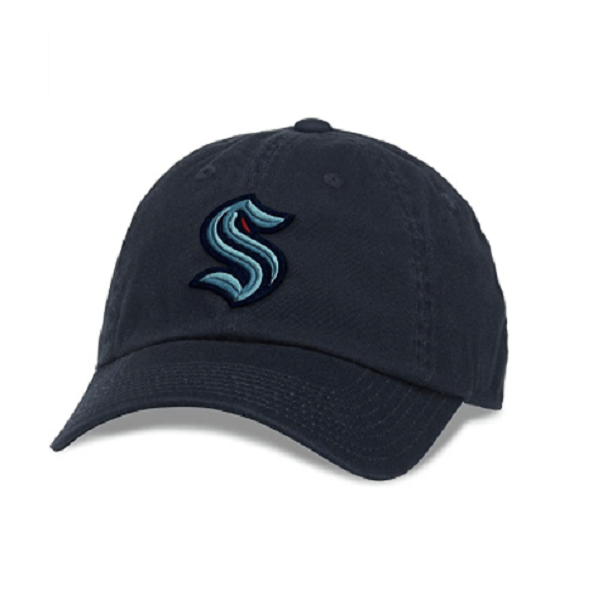 Seattle Kraken Navy Adjustable Hat