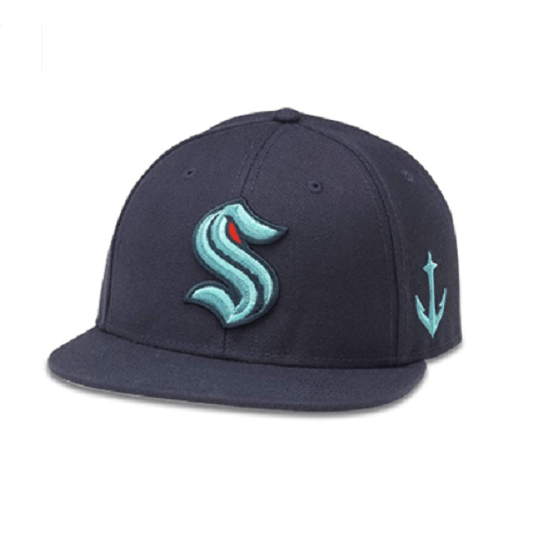 Seattle Kraken Navy Adjustable Snapback Baseball Hat
