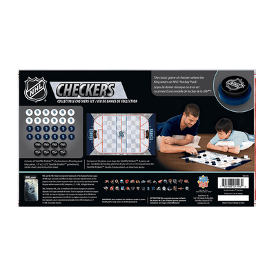Shop The Kraken Seattle Kraken NHL Checkers Board Game