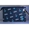 Seattle Kraken Patterned Pebble Victory Wristlet Purse