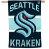 Seattle Kraken Single Sided Vertical Flag, 28x40 Inch